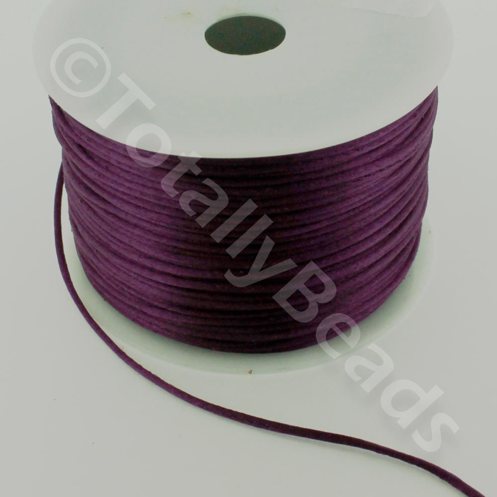 Rattail Silky Cord 1mm Plum - 70m
