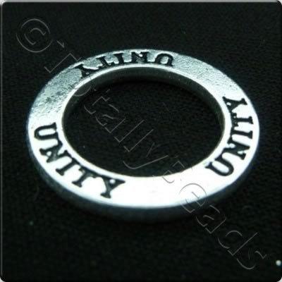 Tibetan Silver Message Ring - Unity