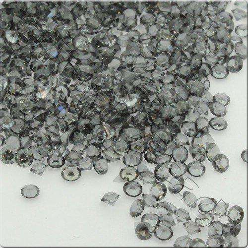 Resin Crystals Large 4mm - Black Diamond