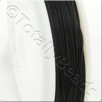Tigertail Wire 0.45mm - Black - 100m