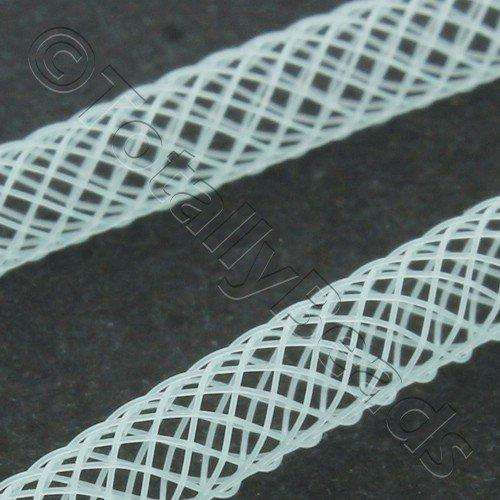 Nylon Mesh Tubing 4mm Aqua - 4m pack