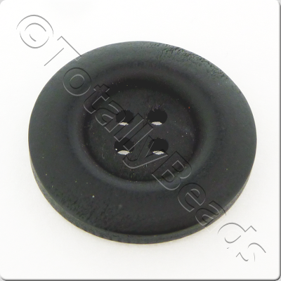 Wooden Button 30mm - Black