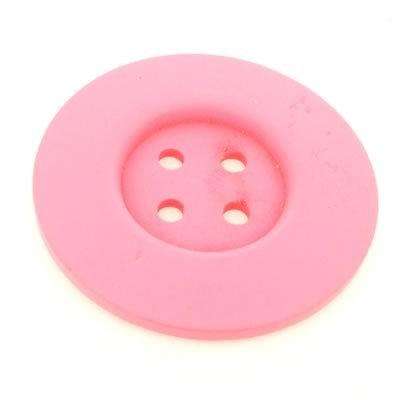Wooden Button 60mm - Pink