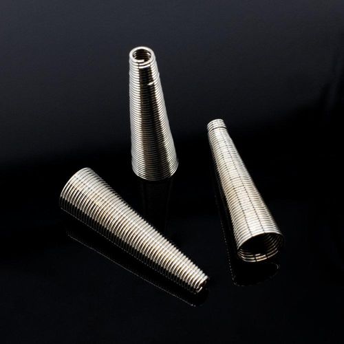 Iron Beadcone 9x30mm Wire   Rhodium 10pcs for jewellery making