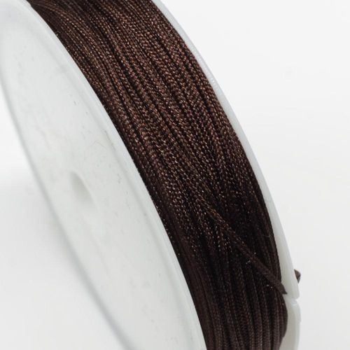 Rattail Cord 0.6mm Brown    10m for jewellery making