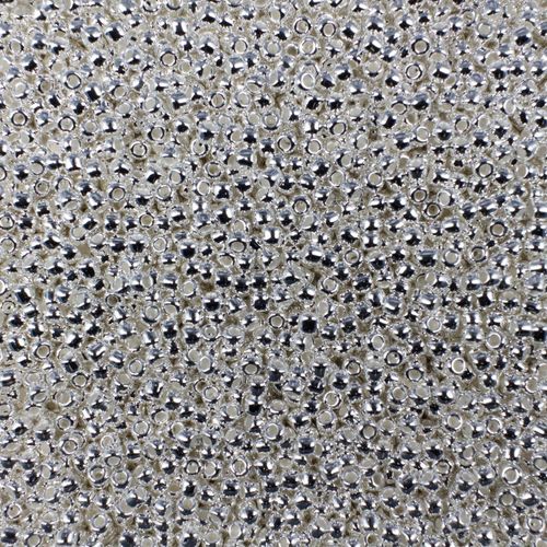 Toho Size 11 Seed Beads 5g   Silver Plated 2mm for jewellery making