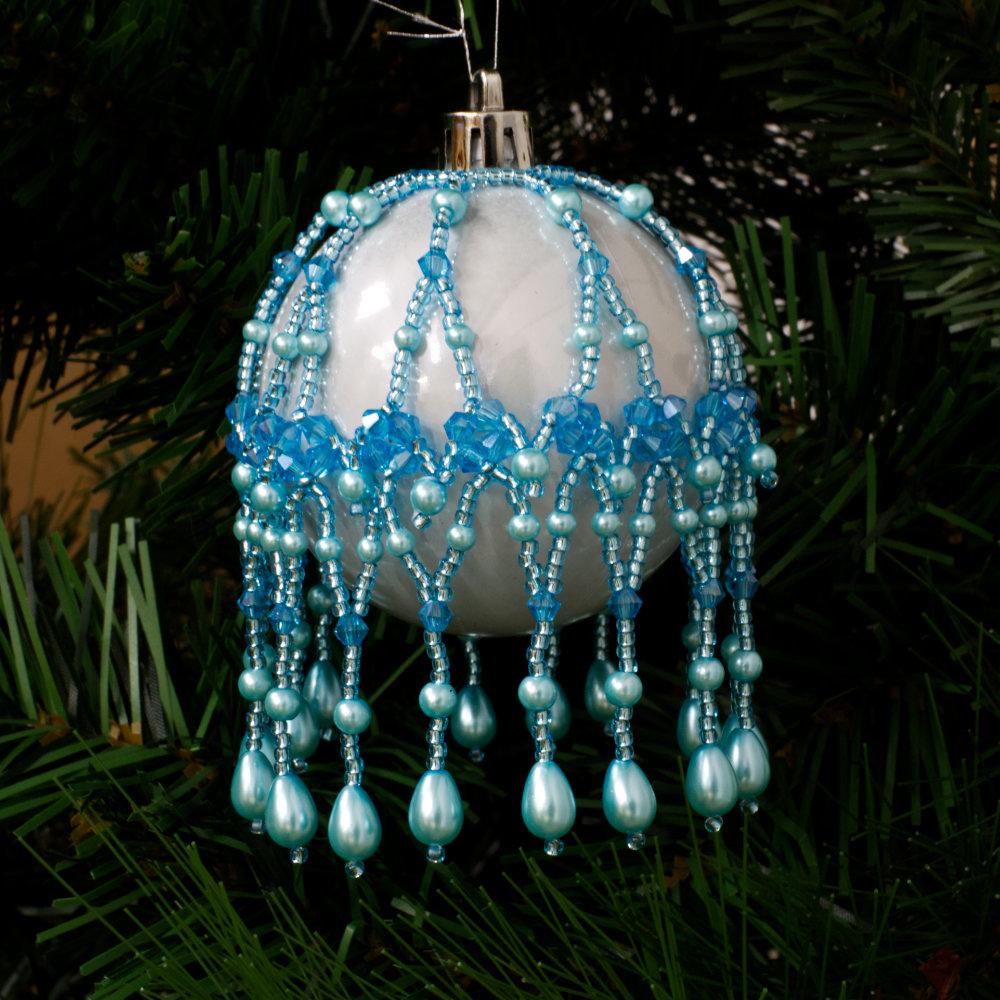 Jane Bauble Zoom 24/1 sparkling aqua jewelry making kit — DIY set with beads and instructions for creating handmade jewelry