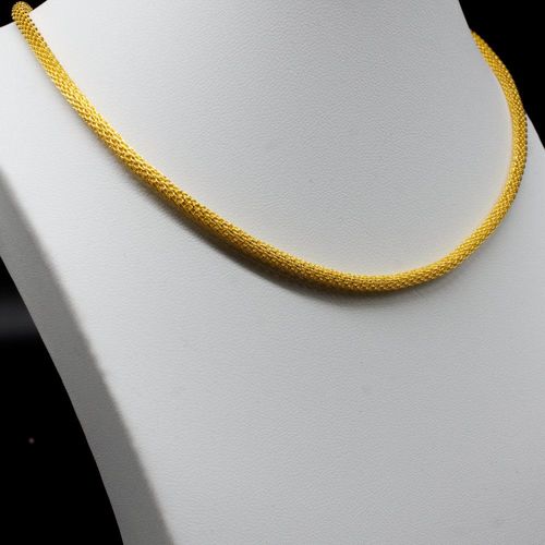 Necklace Chains 4mm Mesh   Gold Plated 45cm for jewellery making