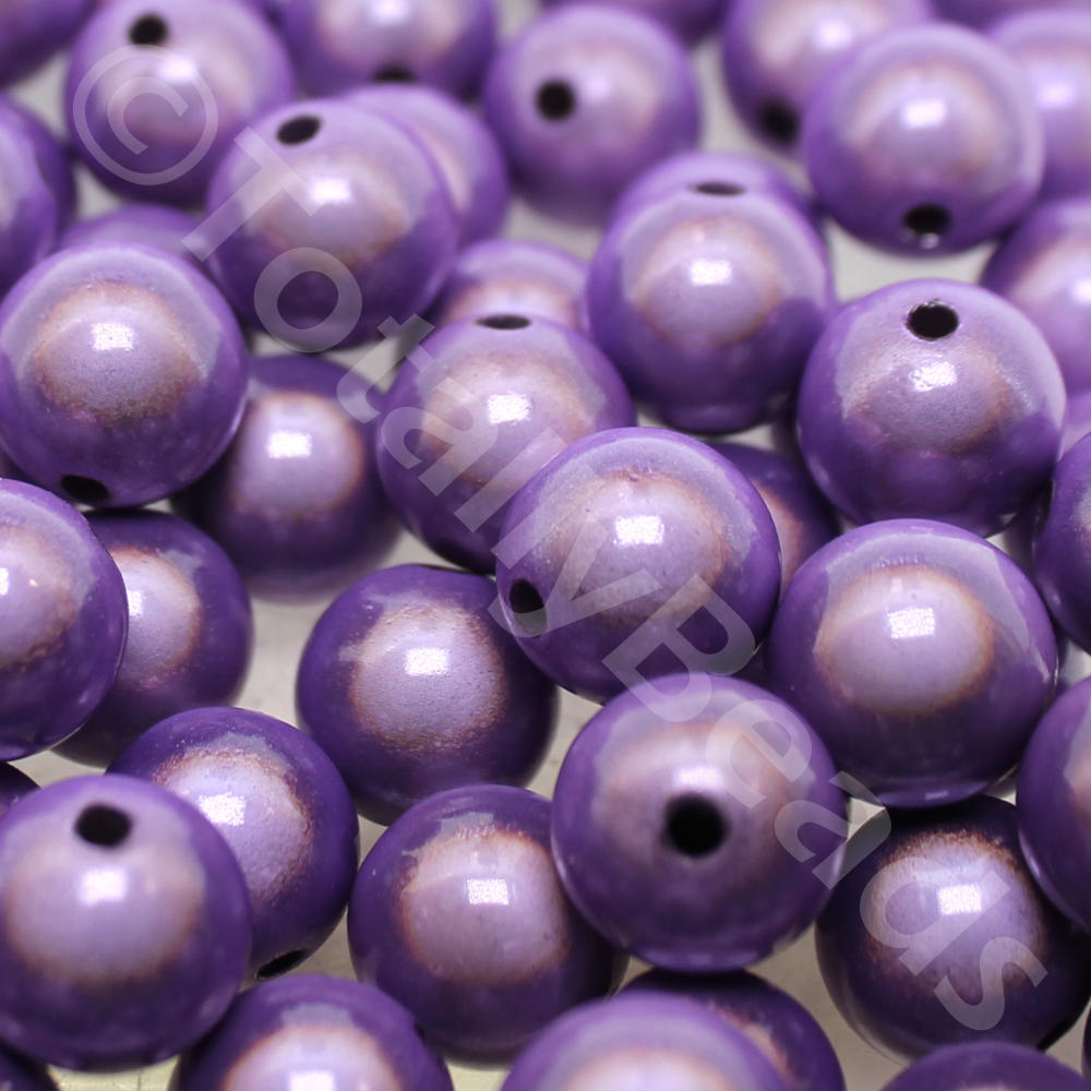 Miracle Beads - 14mm Round Violet 16pcs
