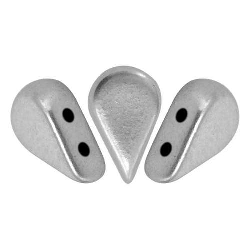 Amos Puca Beads 10g - Silver Alluminium Mat