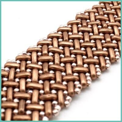Chevron Stitch with Czech Bars