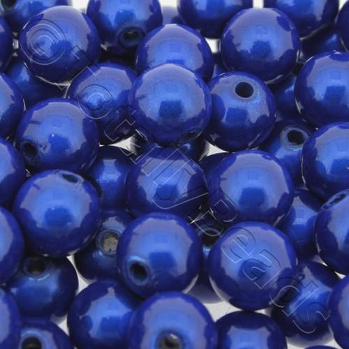 Miracle Beads - 10mm Round Royal Blue 40pcs