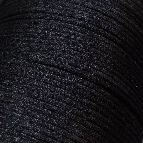 Rattail Cord 2mm 5 metres   Black for jewellery making