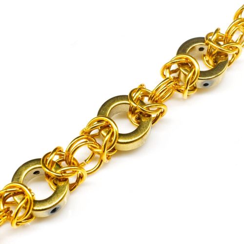 Brooke Byzantine Jewellery gold jewelry making kit — DIY set with beads and instructions for creating handmade jewelry