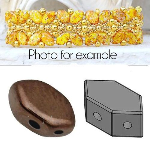 BC 2023 WK 41: Precieux Bracelet   Bronze 3mm 2pcs for jewellery making