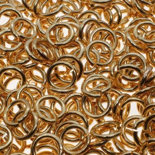 Jump Rings 5x1mm 170pcs   Champange Gold for jewellery making