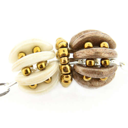 Erudite Crescent Bead Pack earth jewelry making kit — DIY set with beads and instructions for creating handmade jewelry