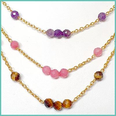 Orbit Gemstone Necklace