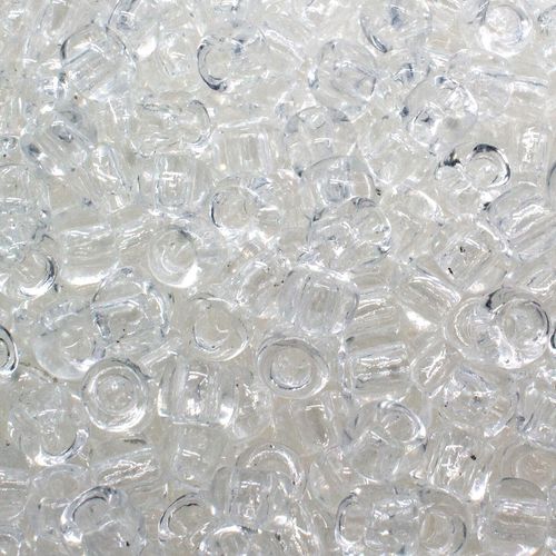Toho Size 3 Seed Beads 10g   Transparent Clear 5 x 4mm for jewellery making
