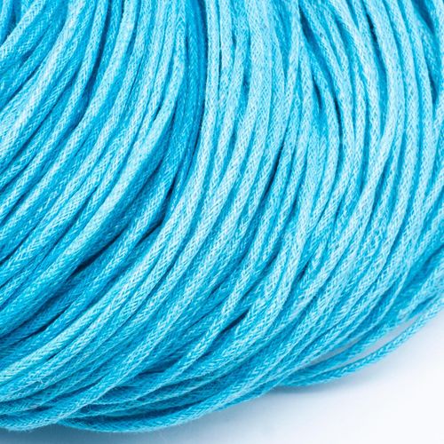 Wax Cotton Cord 1.5mm 4 metres   Aqua for jewellery making