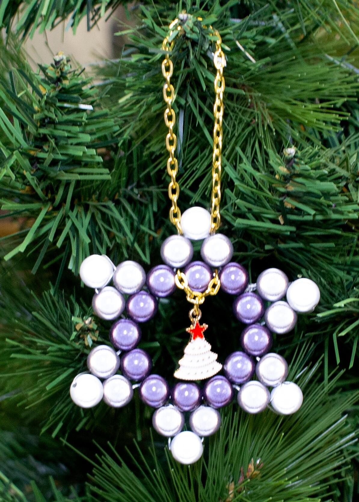 Miracle Star Decorations monochrome jewelry making kit — DIY set with beads and instructions for creating handmade jewelry