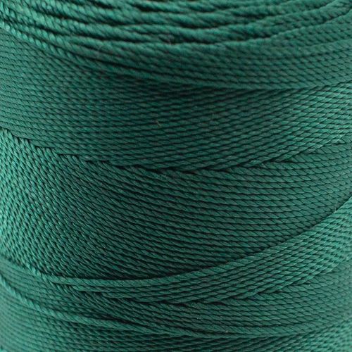 Micro Macrame Cord 12ply 0.4mm 5 metres   Dark Green for jewellery making