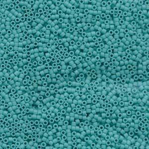 Miyuki Delica Beads Size 11 - Matt Opaque Turquoise DB759 5g