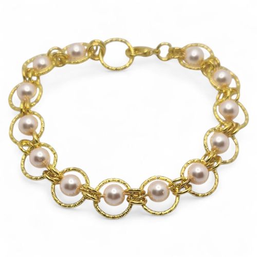 Melissa Ring Bracelets   Rose Pink for jewellery making