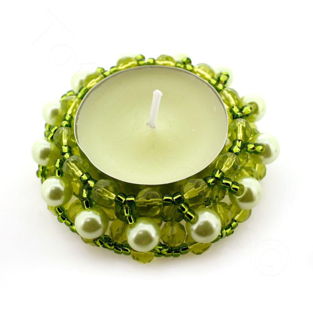 Candle Holder Kit Makes 8 - Lime Green