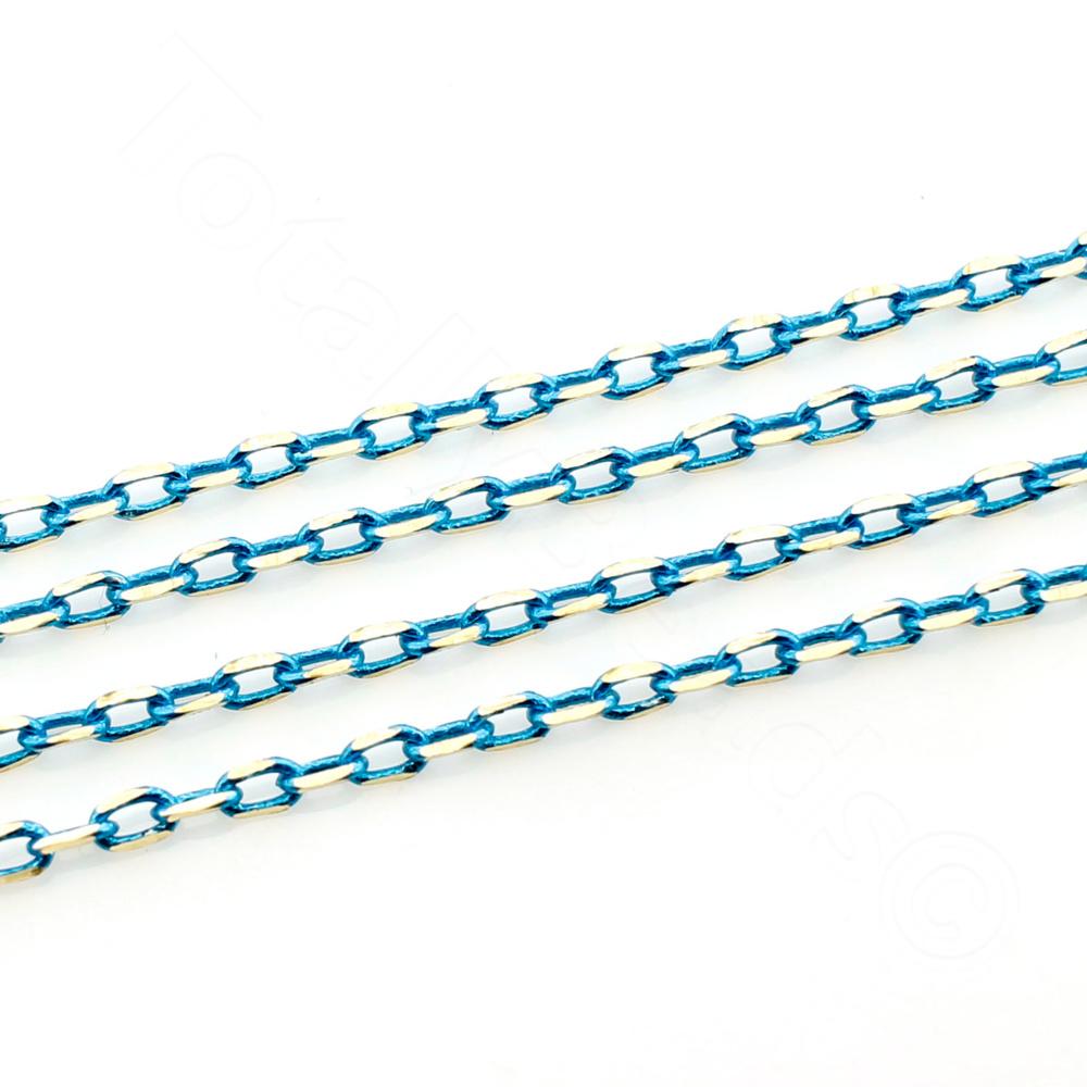 Coloured Jewellery Chain - Sky Blue