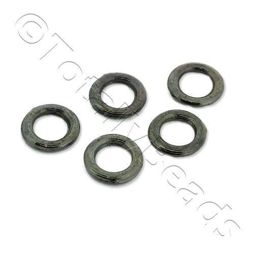 Closed Ring - 6mm - Black Plated