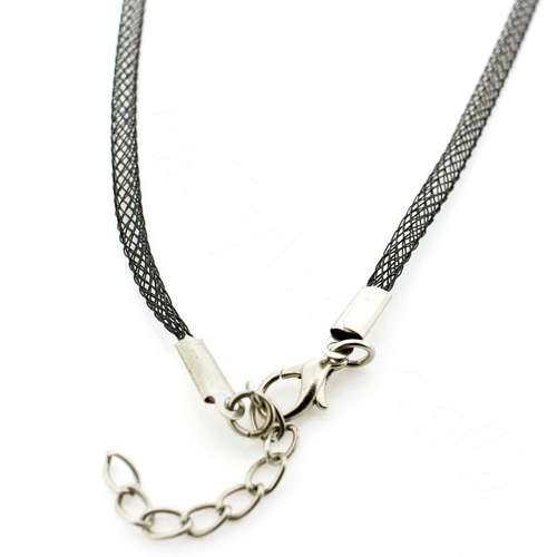 Wondertube Mesh Necklace - Black