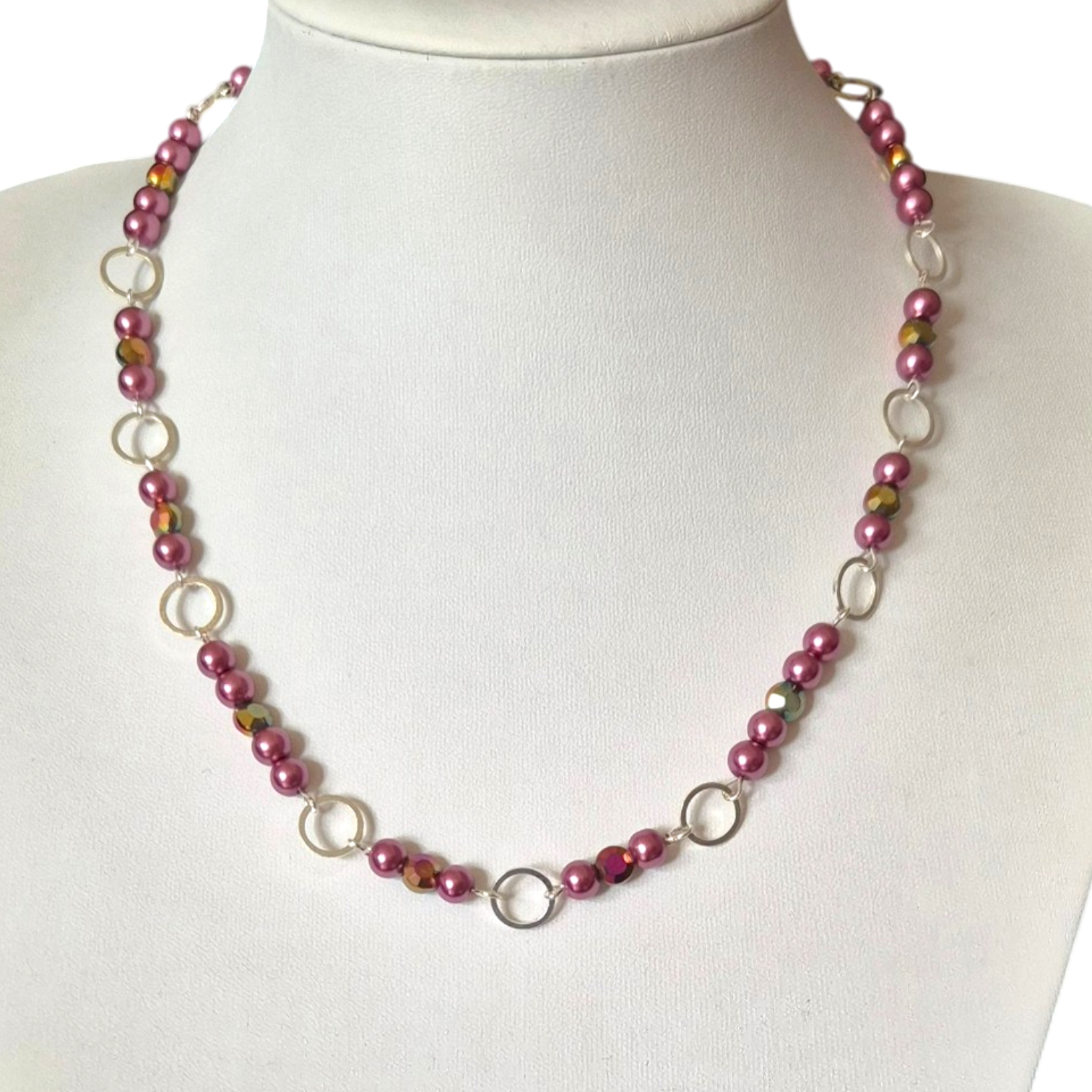 Claire Link Jewellery x2   Indian Pink for jewellery making