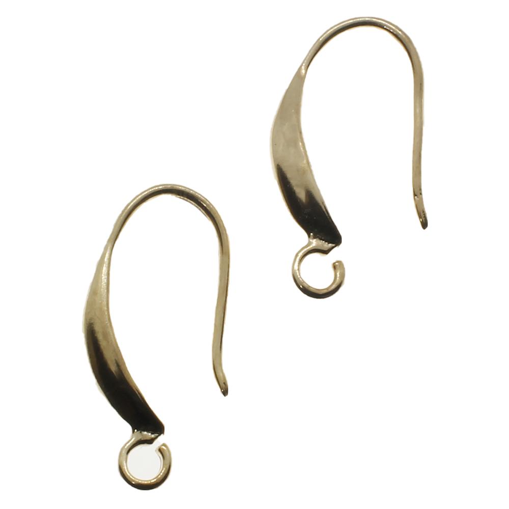 Earring Drop with Loop 19mm 3 Pair - Champagne Gold