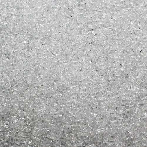 Toho Size 15 Seed Beads 10g - Transparent Clear