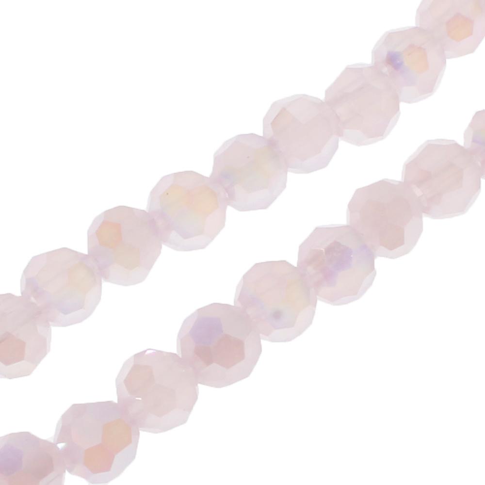 Crystal Round 4mm - Baby Pink AB