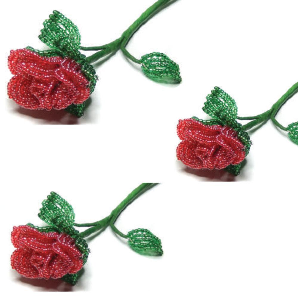 Beaded Rose Kit top 3 roses