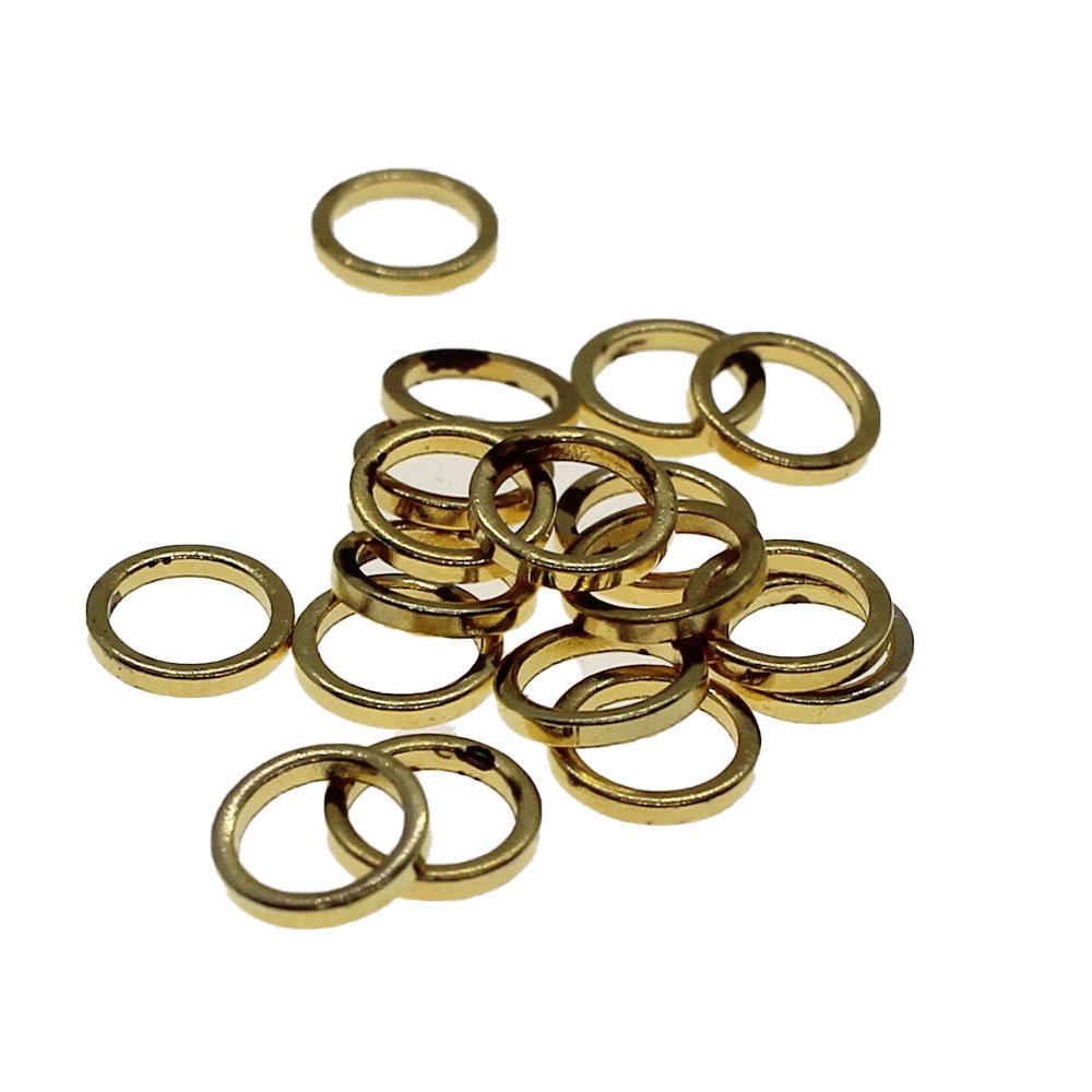 Circular Shaped Spacer Ring Gold Plated - 6 x 1mm - 6g