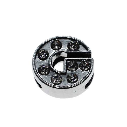 Slider Letter Bead - G