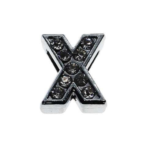 Slider Letter Bead - X