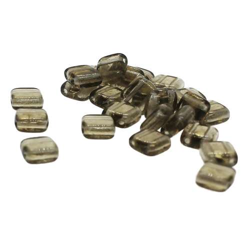 6mm Czech glass glass beads gold marble - black diamond — pack of 25, high-quality two-hole beads ideal for jewelry making, bead weaving,…