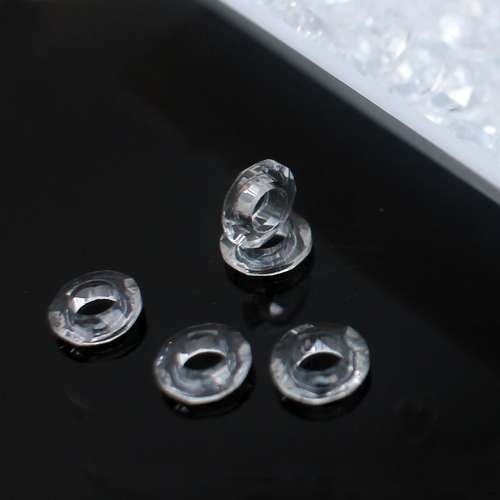 Crystal Ring 6mm - Clear 5pcs