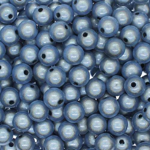 8mm Miracle acrylic round beads 8mm round light blue 50pcs — pack of 50, reflective 3D-effect beads ideal for jewelry making, crafts, and…