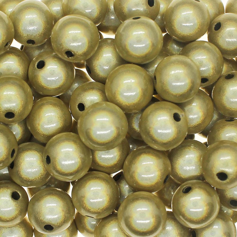 Miracle Beads - 12mm Round Gold 25pcs