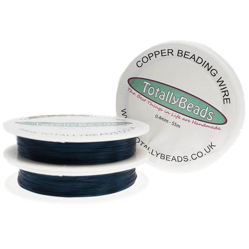 Beading Wire 0.4mm Blue (55m)