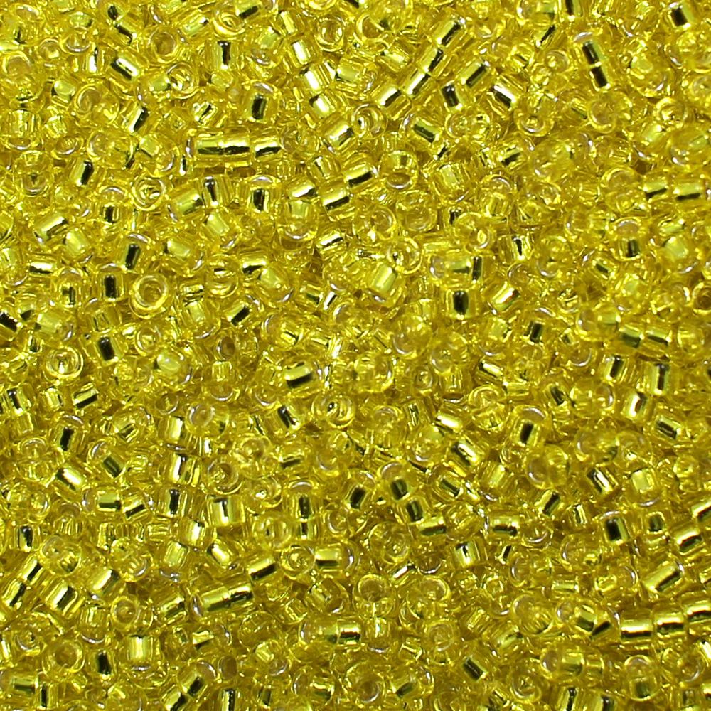 Toho Treasure Size 11 5g - Silver Lined Lemon