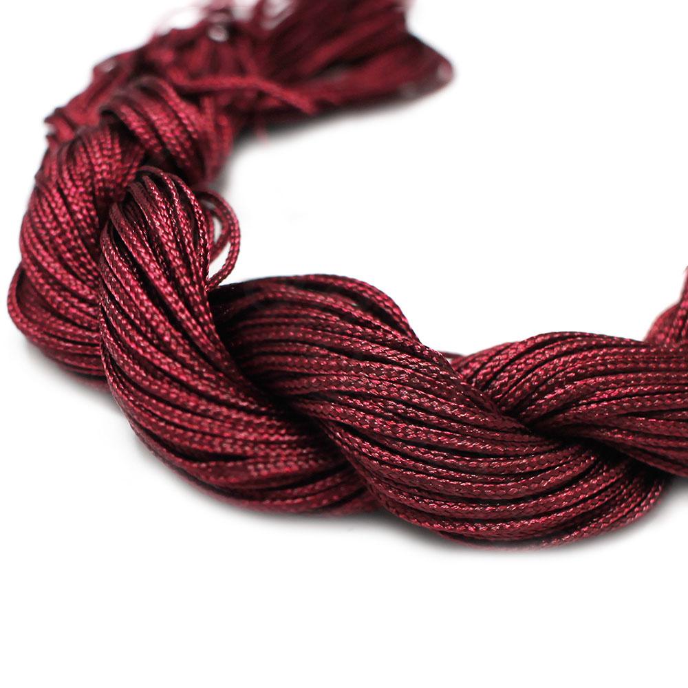 Rattail Cord 1mm Burgundy 10m Craft, hobby & jewellery supplies