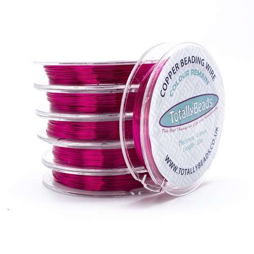 Copper Wire 0.4mm Pink (50m) CR