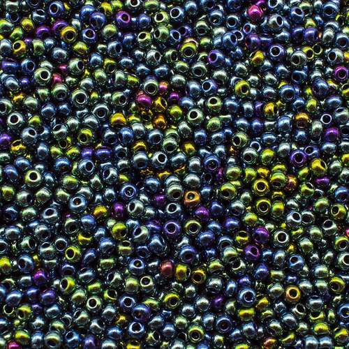 size 12 FGB glass seed beads 50g — 50g pack, ideal for bead weaving, embroidery, and jewelry making