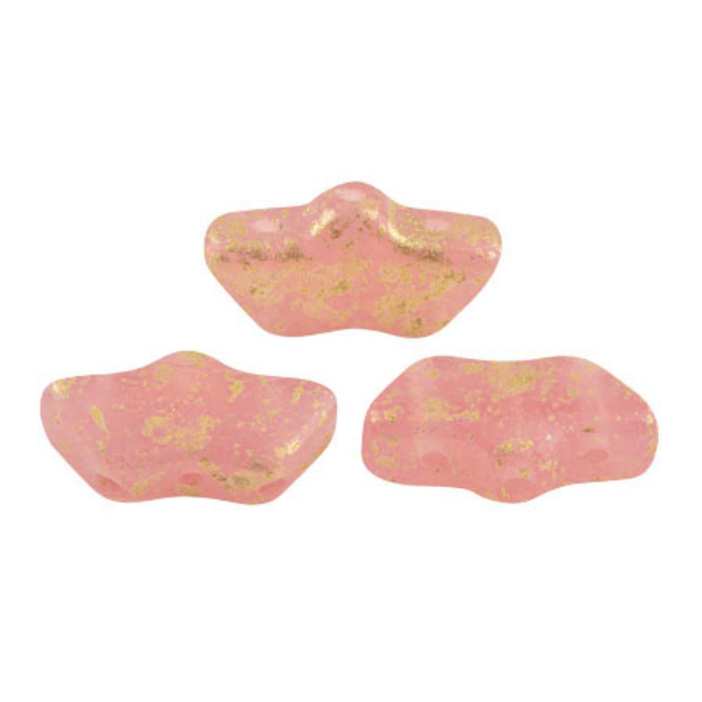 Delos Puca Beads 10g - Dark Pink Opal Splash